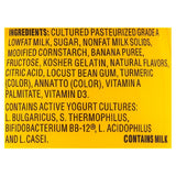 La Yogurt Sabor Latino Probiotic Banana Blended Yogurt Bajo en Grasa 6 oz