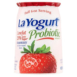 La Yogurt Probiotic Strawberry Blended Lowfat Yogurt 6 oz