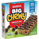 Quaker Big Chewy Granola Bars 60% Larger Chocolate Chip (5 Pack)