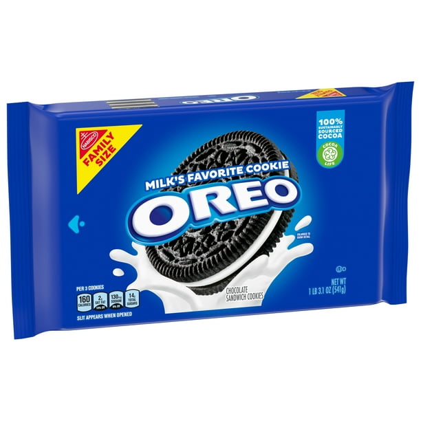 OREO Chocolate Sandwich Cookies Family Size 19.1 oz