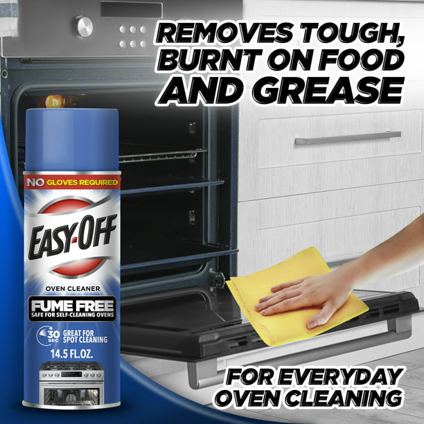 EASY-OFF Fume Free Oven Cleaner Spray Lemon 14.5 oz Removes Grease