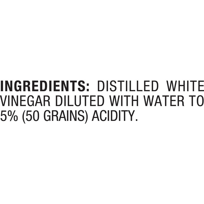 Heinz All Natural Distilled White Vinegar 5% Acidez 1 galón Jarra