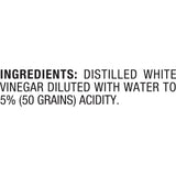 Heinz All Natural Distilled White Vinegar 5% Acidity 1 gal Jug