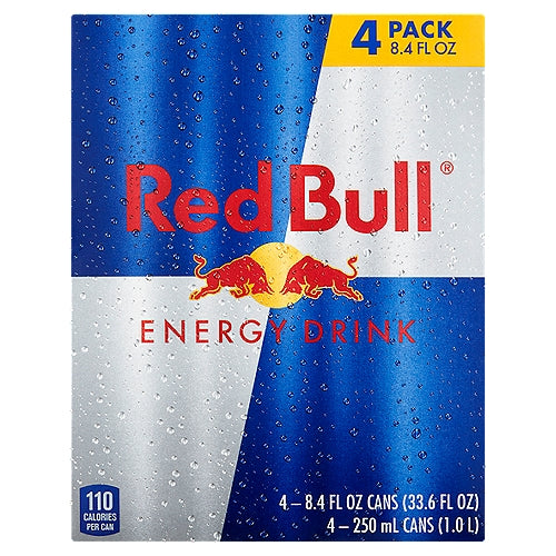 Red Bull Energy Drink 8.4 fl oz 4 count