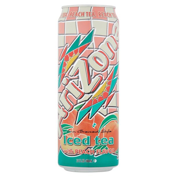 Arizona Sun Brewed Style Iced Tea con sabor a melocotón 23 Fl Oz