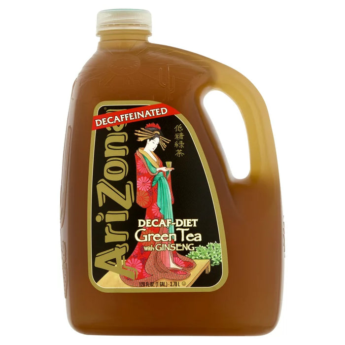 AriZona Decaf-Diet Green Tea with Ginseng 128 fl oz
