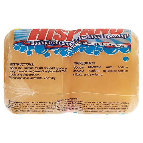 Hispano Laundry Soap 2 count 5.35 oz