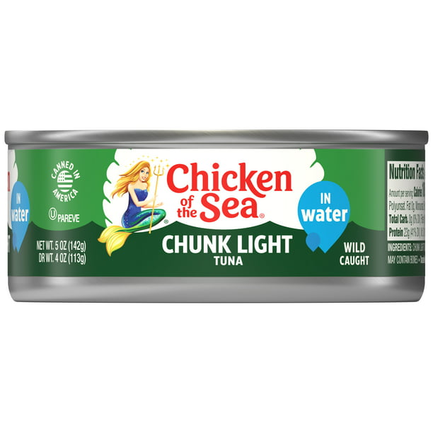Chicken of the Sea Chunk Light Atún en Agua 5 oz