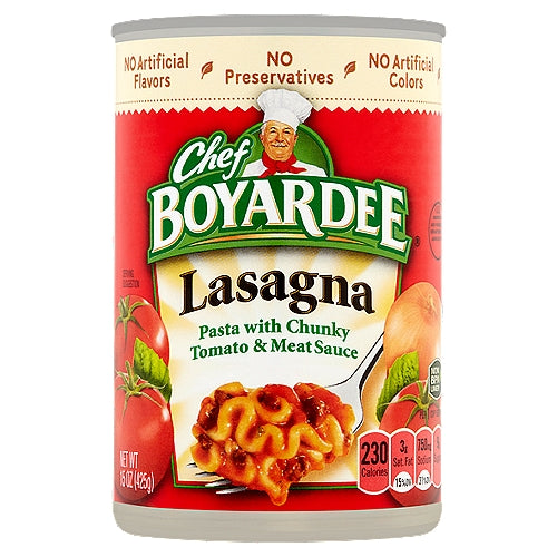Chef Boyardee Lasagna Pasta 15 oz