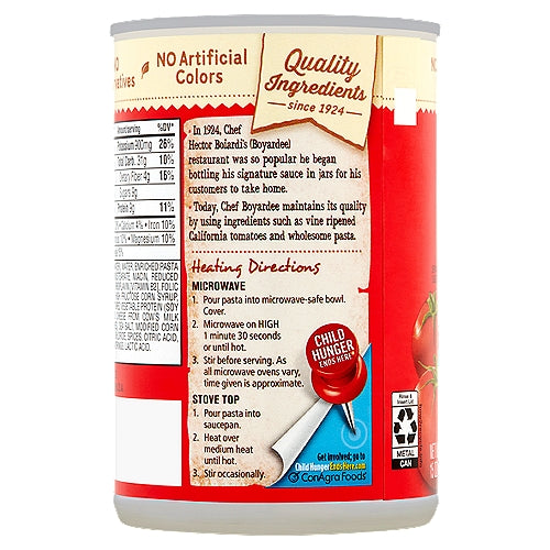 Chef Boyardee Lasagna Pasta 15 oz