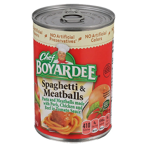 Chef Boyardee Spaghetti and Meatballs Microondas Pasta 14.5 oz