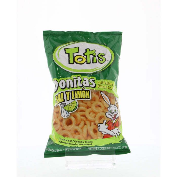 Totis Lemon-Salt Snacks - Donitas Sal Y Limon 1.76 Oz (Pack of 1)