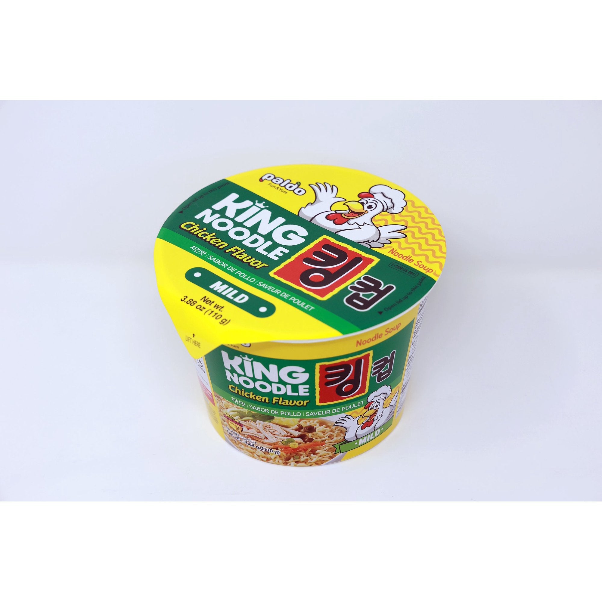 Paldo Fun & Yum Kingcup Chicken Mild Instant Noodles 3.88 oz