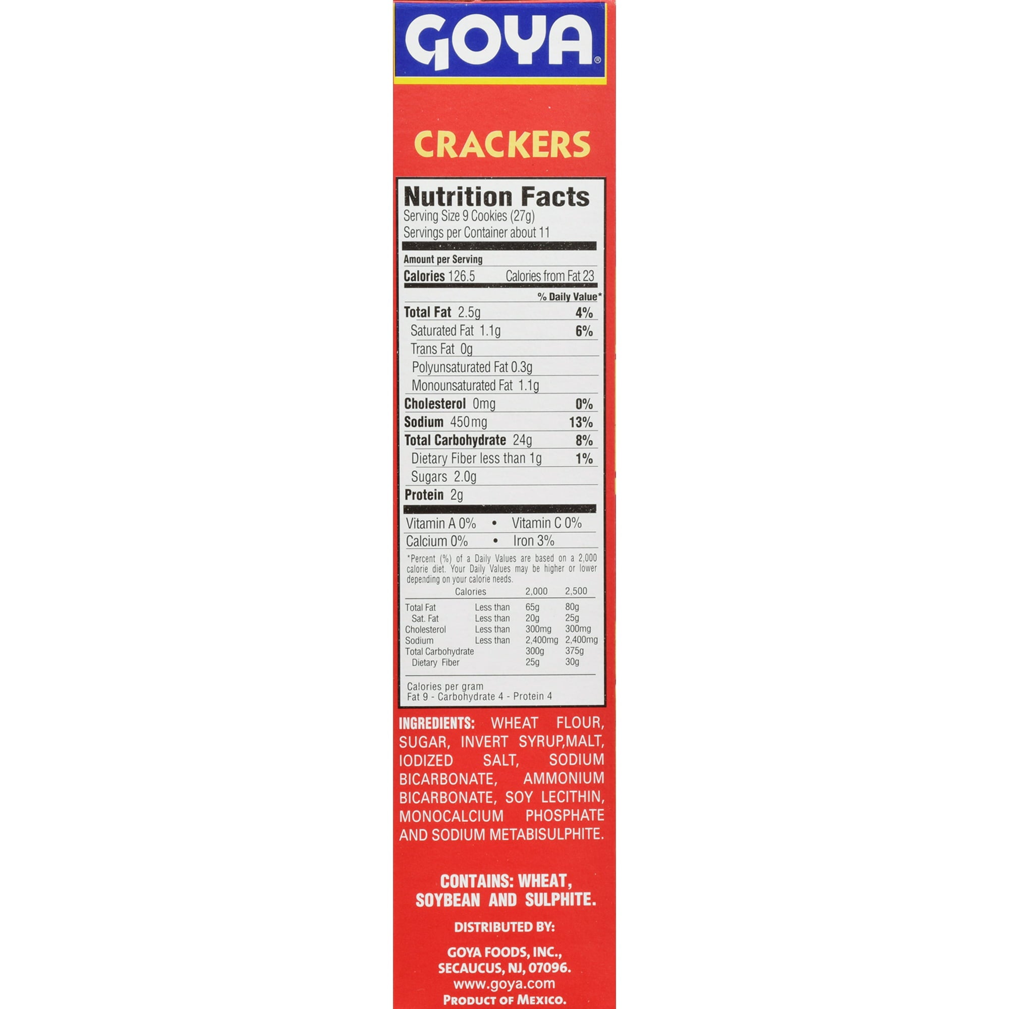 GOYA Crackers 10.5 Oz