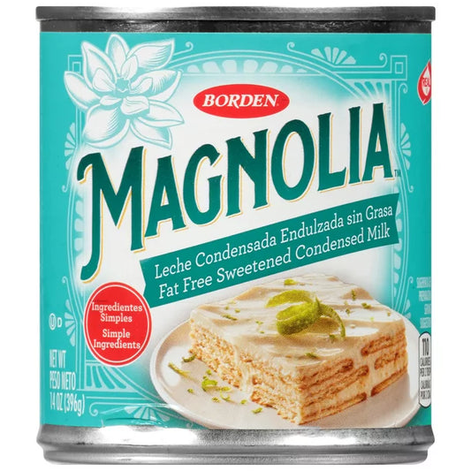 Leche condensada endulzada sin grasa Magnolia 14 oz