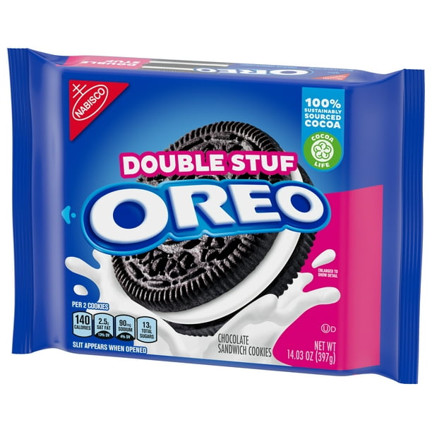 OREO Double Stuf Chocolate Sandwich Cookies 14.03 oz
