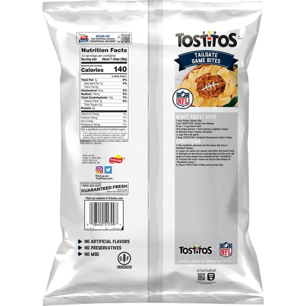 Tostitos Original Restaurant Style Tortilla Chips 12 oz