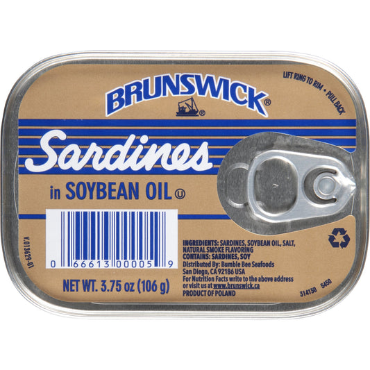 Bumble Bee Brunswick Sardinas 3.75 oz