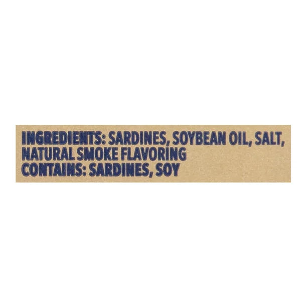 Bumble Bee Brunswick Sardines 3.75 oz