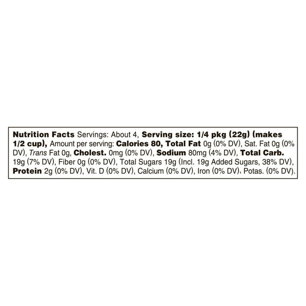 Jell-O Island Pineapple Gelatin Dessert Mix 3 oz Box