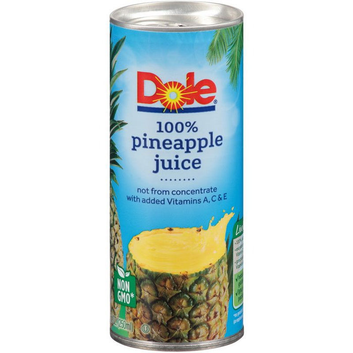 Dole 100% Pineapple Juice 8.4 oz