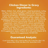 Friskies Gravy Wet Cat Food Meaty Bits Chicken Dinner 5.5 oz. Can
