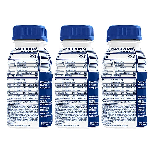Asegurar bebida nutricional original vainilla 8 fl oz 6 unidades