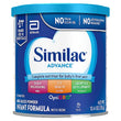 Similac® Advance®* Fórmula en polvo para bebés con hierro DHA Luteína Lata de 12.4 oz