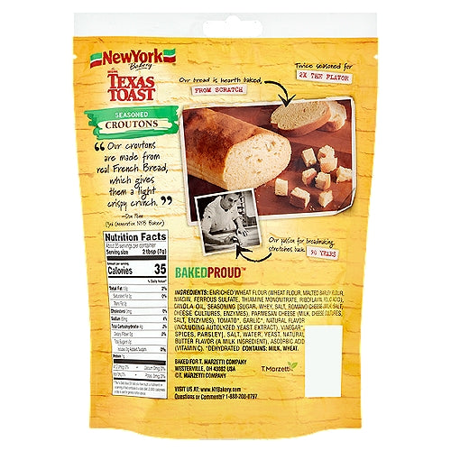 New York Bakery The Original Texas Toast Seasoned Croutons 5 oz