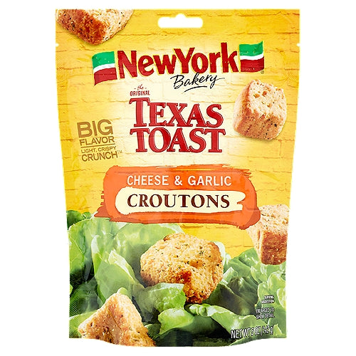 New York Bakery The Original Texas Toast Cheese & Garlic Croutons 5 oz