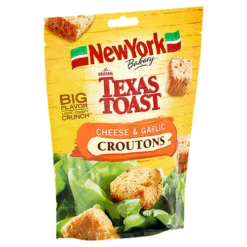 New York Bakery The Original Texas Toast Cheese & Garlic Croutons 5 oz