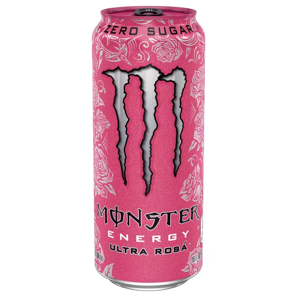 Monster Energy Ultra Rosa Sugar Free Energy Drink 16 fl oz
