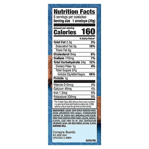 Swiss Miss Chocolate Hot Cocoa Mix With Marshmallows 8 Count