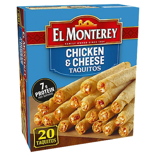El Monterey Chicken & Cheese Taquitos 20 count 20 oz
