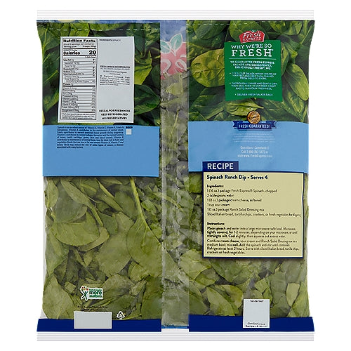 Fresh Express Tender Leaf Blends Espinaca 16 oz