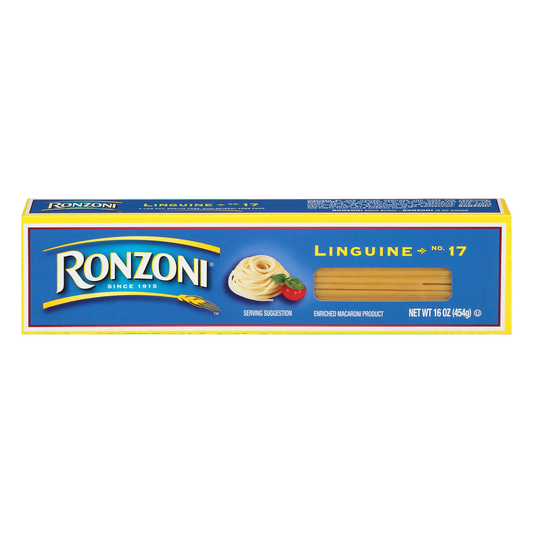 Ronzoni Linguine 16 oz Pasta larga sin OGM para una variedad de platos