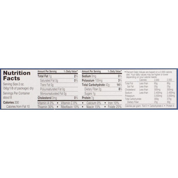 Ronzoni Thin Linguine 16 oz Low Fat Sodium Free Non-GMO