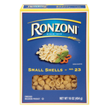 Ronzoni Small Shells 16 oz Conchiglie Pasta Non-GMO