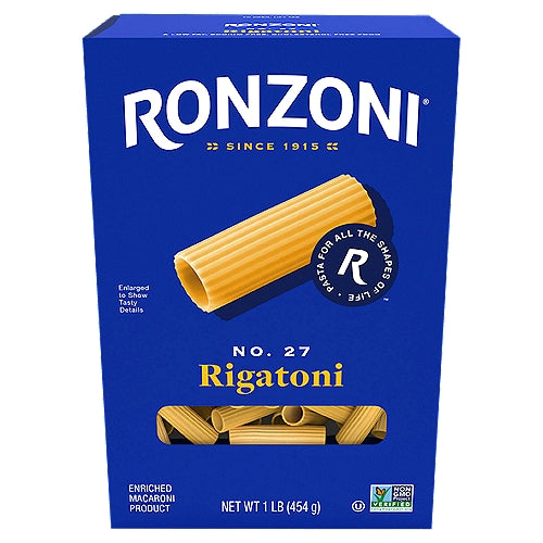 Ronzoni Rigatoni No. 27 Pasta 16 oz