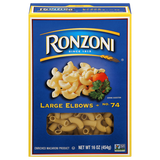 Ronzoni Large Elbows 16 oz Non-GMO Macaroni Pasta