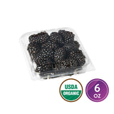Fresh Organic Blackberries 6 oz