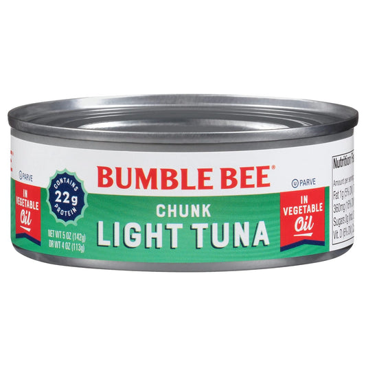Bumble bee Trozos de Atún Claro en Aceite Vegetal 5 oz