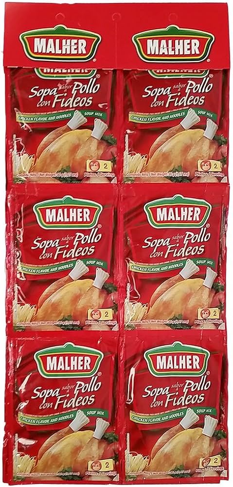 Malher Sopa de Pollo de Ristra Display