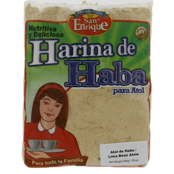 San Enrique Lima Bean Atole 16 oz - Atol de Haba (Paquete de 1)