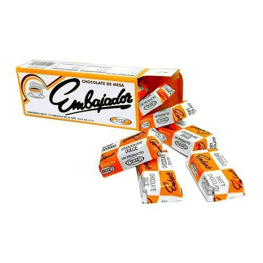 Chocolate de Mesa Embajador - Sweet baking Chocolate from Republica Dominicana