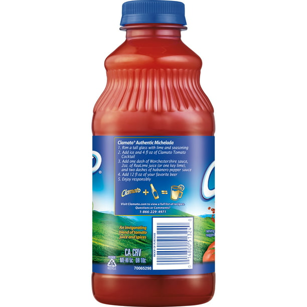 Clamato Original Tomato Cocktail 32 fl oz bottle