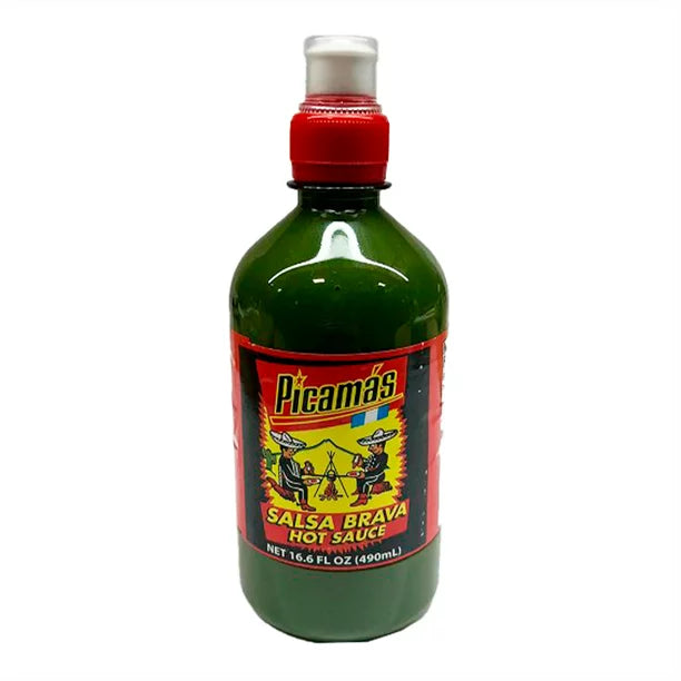 Picamas Green Hot Sauce 16.6 oz - Salsa Verde Picante