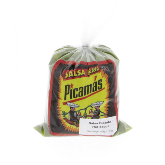 Picamas Green Hot Sauce 16oz - Salsa Picante Verde (Paquete de 1)