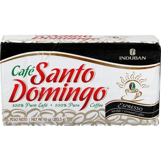Cafe Santo Domingo Espresso Ground Coffee 10 oz