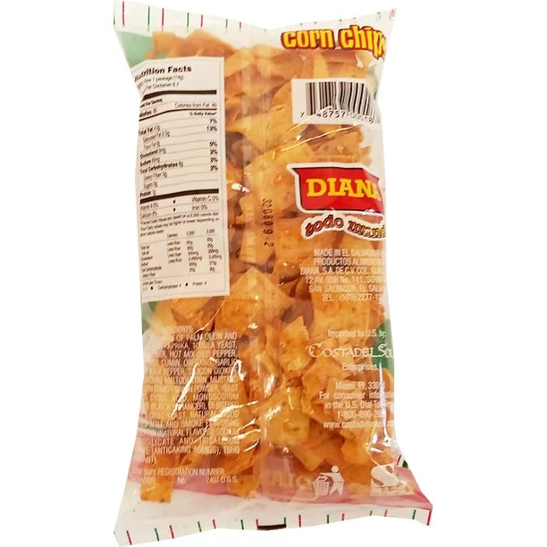 Snack caliente de chips de maíz Prodiana 4.30 oz - Picante